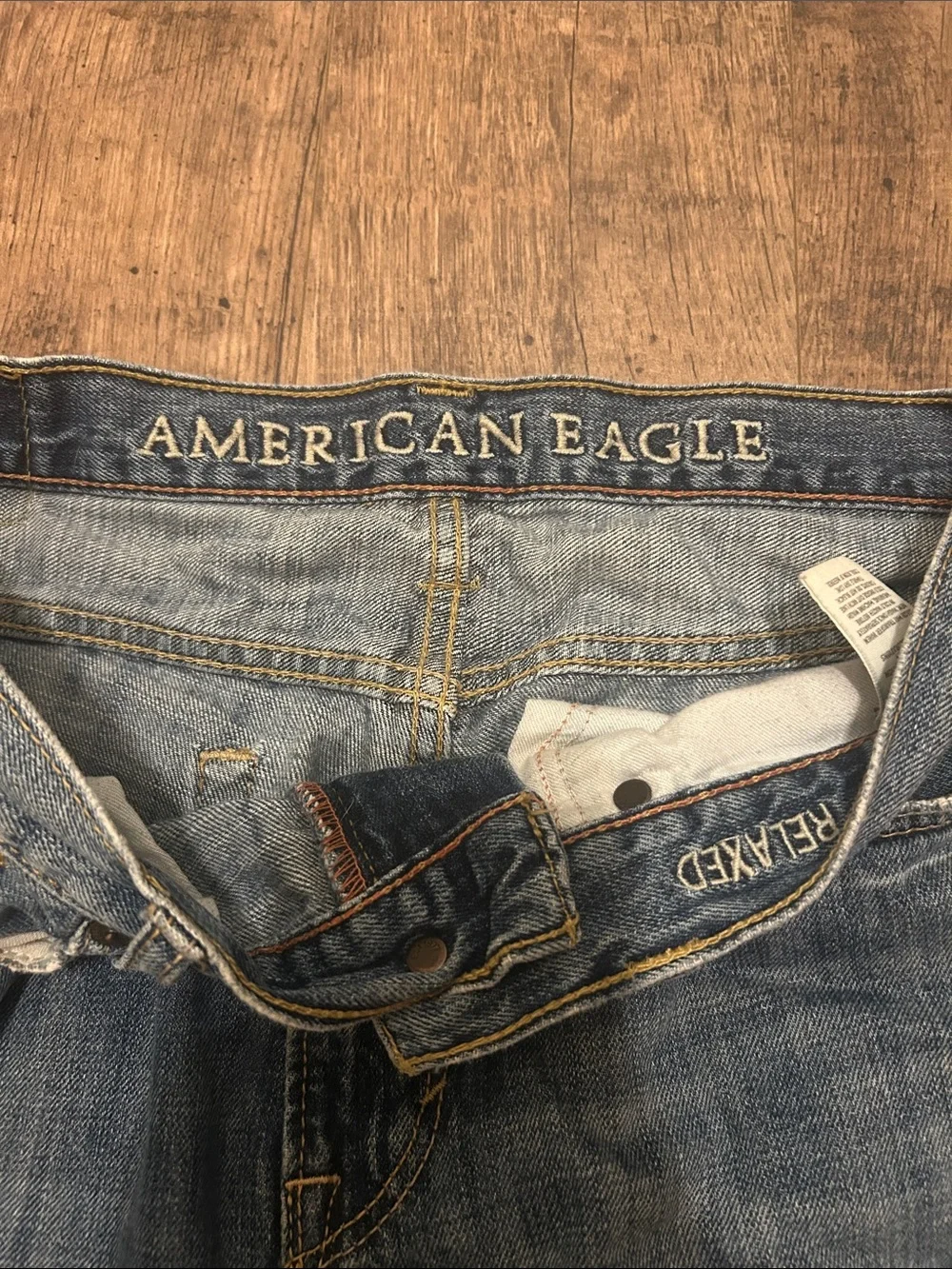 American Eagle Outfitters Light Blue Relaxed Fit Jeans